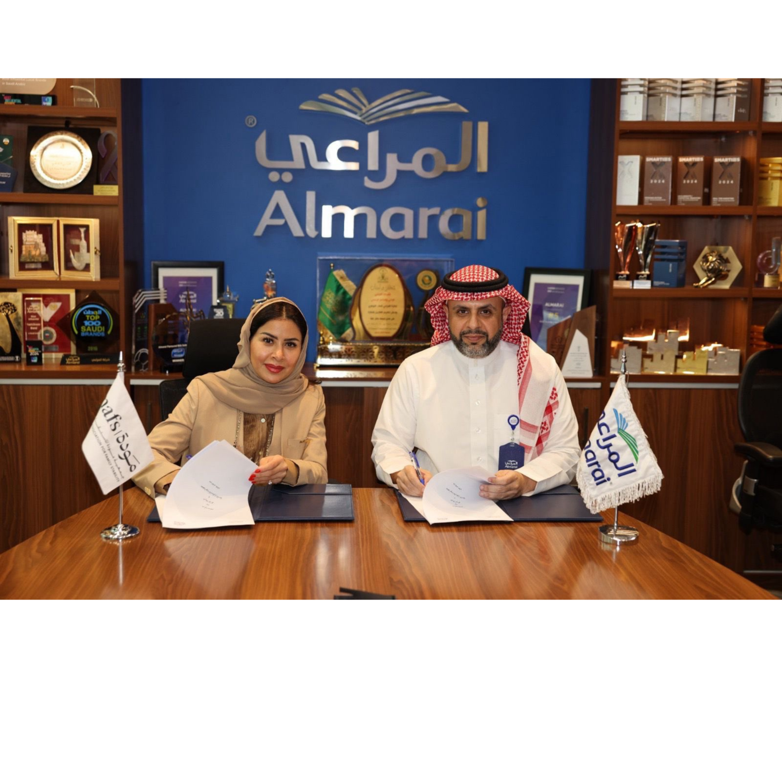 توقيع مذكرة تفاهم بين جمعية مودة وشركة المراعي لدعم البرامج الغذائية